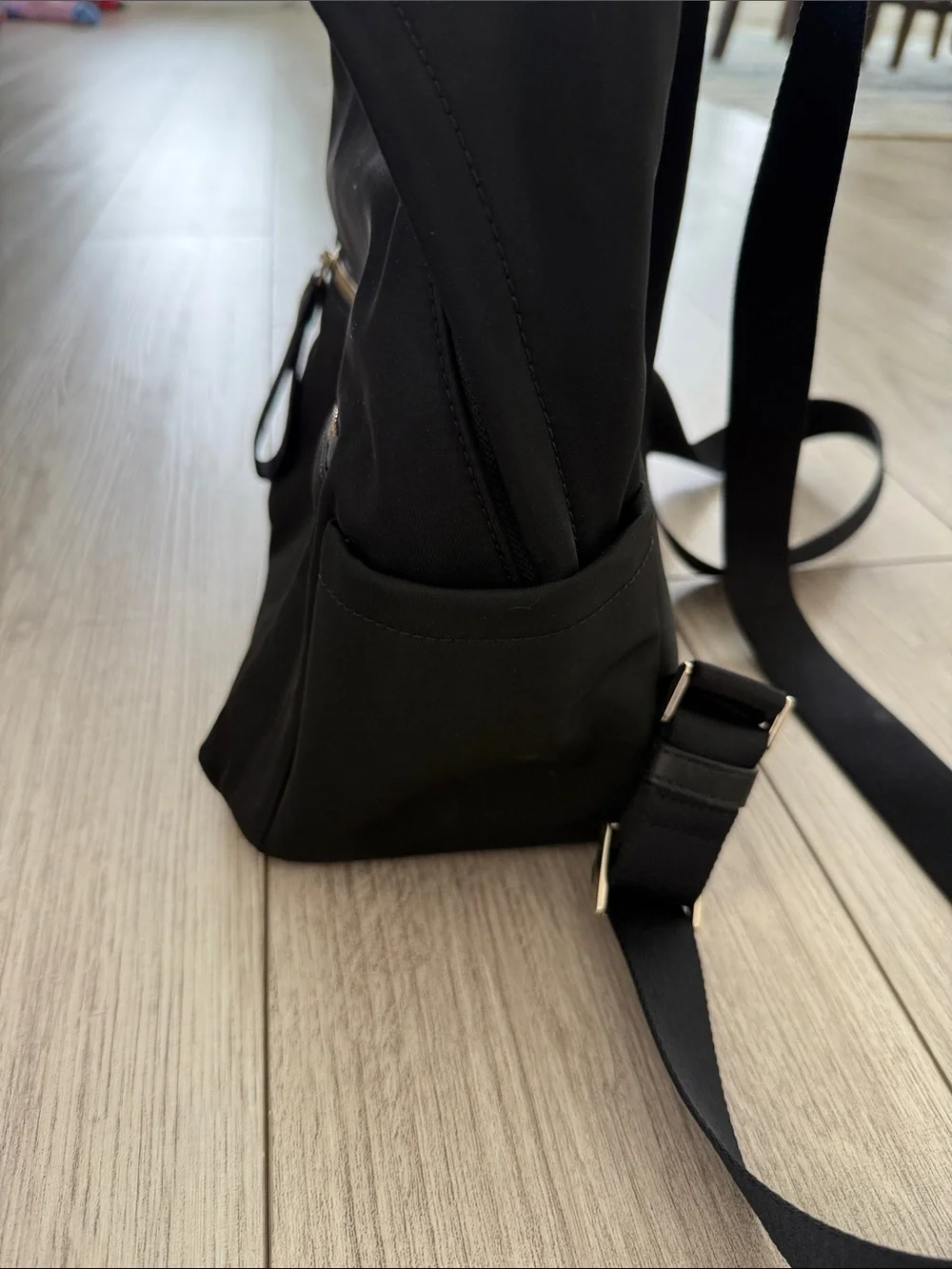 Kate Spade Chelsea Medium Backpack black nylon NEW